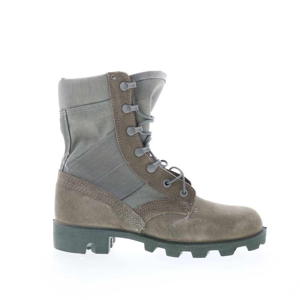 McRae Mens Hot Weather Pan Sole Green Boots (NWT)